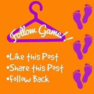 Follow Game!! Let's help our fellow Poshers!♥️👣